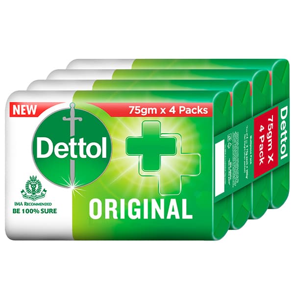 Dettol Original Soap 4 x 75 g