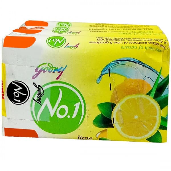 Godrej No.1 Lime And Aloe Vera Soap 4 x 47 g