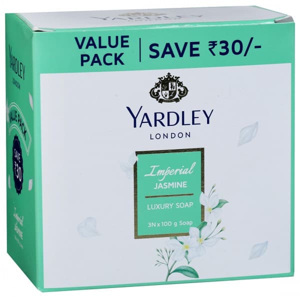 Yardley London Imperial Jasmine Luxury Soap (Save Rs 30) 3 x 100 g