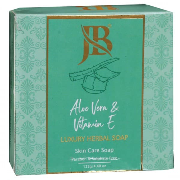 JB Aloe Vera & Vitamin E Luxury Herbal Skin Care Soap 125 g
