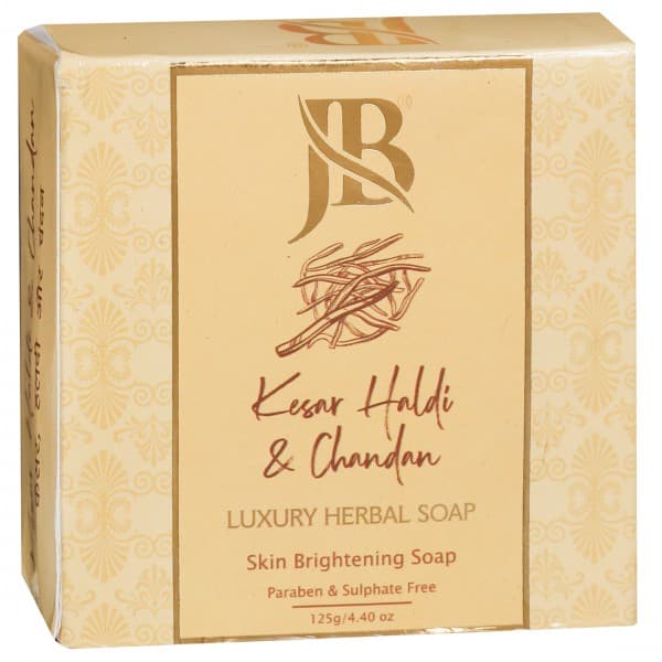 JB Kesar Haldi & Chandan Luxury Herbal Skin Brightening Soap 125 g