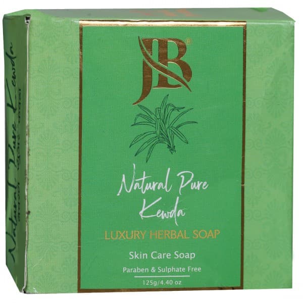 JB Natural Pure Kewda Luxury Herbal Skin Care Soap 125 g