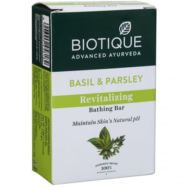 Biotique Basil & Parsley Revitalizing Bathing Bar 75 g