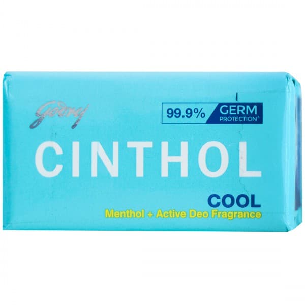 Cinthol Cool Menthol+ Active Deo Fragrance Soap (Save Rs 30) 3 x 125 g