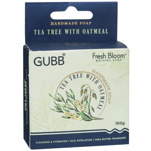 Gubb Fresh Bloom Tea Tree with Oatmeal Bathing Soap 100 g