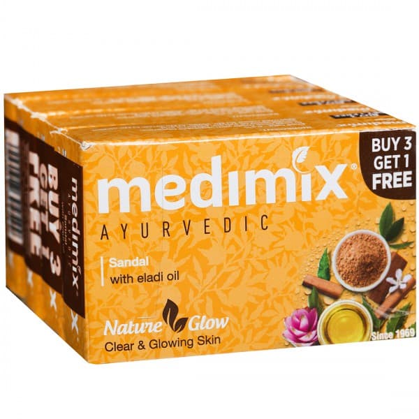 Medimix Sandal Soap (Buy 3 Get 1 Free) 4 x 75 g