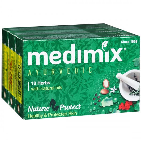 Medimix 18 Herbs with Natural Oils Soap (Save Rs 10) 3 x 125 g
