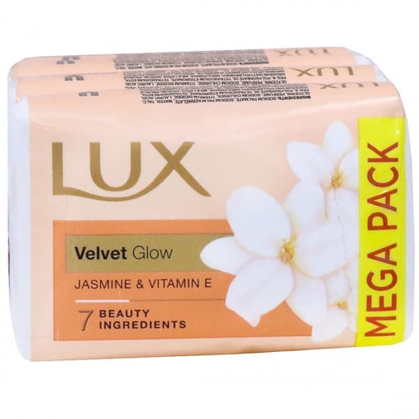 Lux Velvet Glow Jasmine & Vitamin E Soap 4 x 100 g