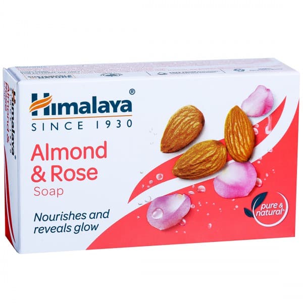 Himalaya Nourishes and Reveals Glow Almond & Rose Soap 75 g