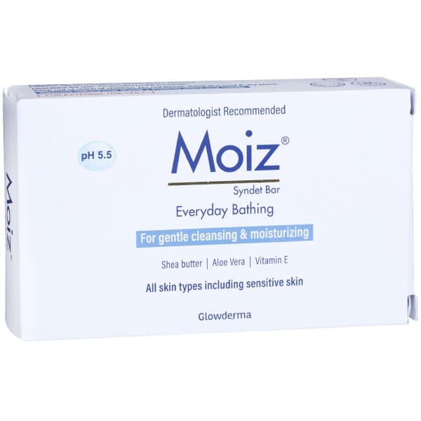 Moiz Syndet Bar (pH 5.5) Everyday Bathing 75 g
