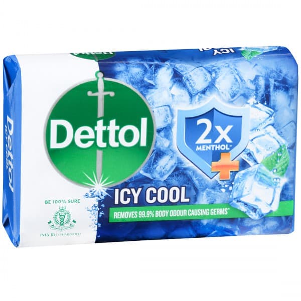 Dettol Icy Cool 2x Menthol+ Soap 125 g