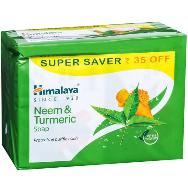 Himalaya Neem & Turmeric Soap (Rs. 35 Off) 4 x 125 g