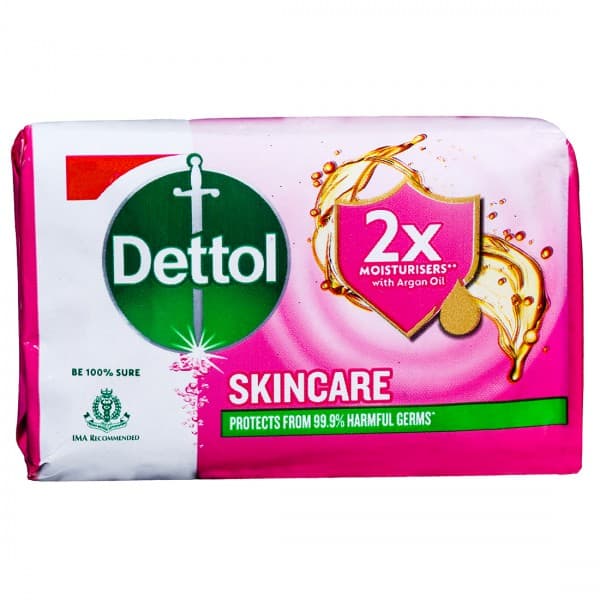 Dettol Skincare 2X Moisturisers with Argan Oil Soap 45 g