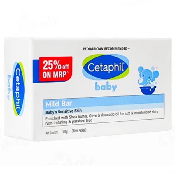 Cetaphil Baby Mild Bar (25% off On MRP) 100 g