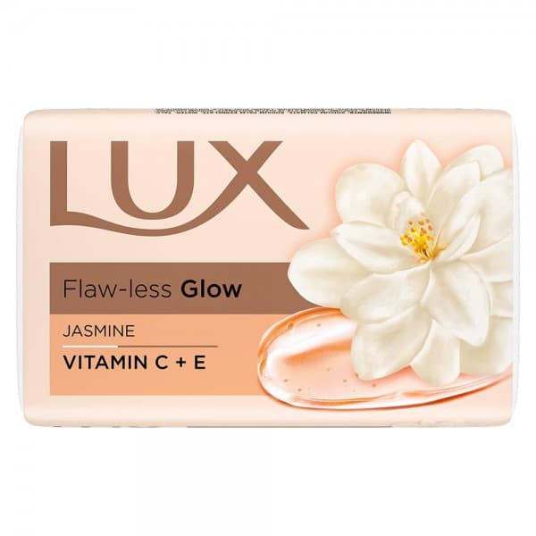 Lux Flaw Less Glow Jasmine Soap with Vitamin C & E (Mega Pack) Pack Of 3 x 150 g