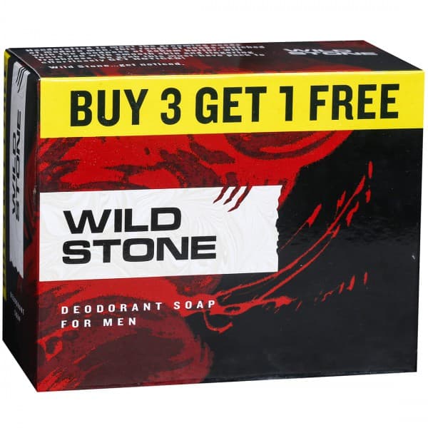 Wild Stone Combo Soap (Buy 3 Get 1 Free) 4 x 75 g