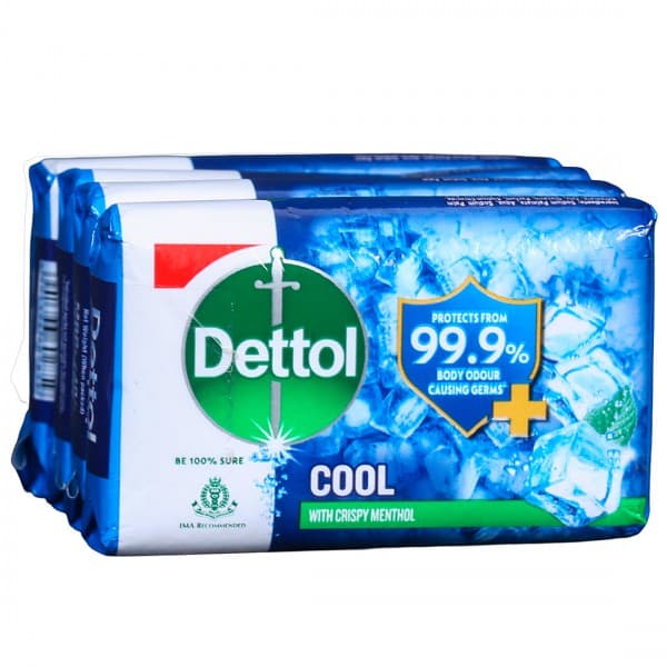 Dettol Cool Soap with Crispy Menthol 4 x 40 g