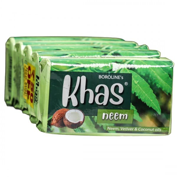 Borolines Khas Neem Soap (Rs. 50 Off) 5 x 100 g