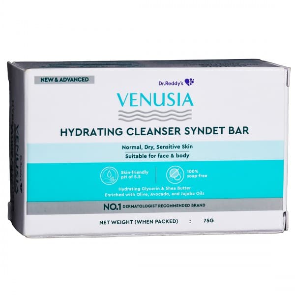 Venusia Hydrating Cleanser Syndet Bar 75 g