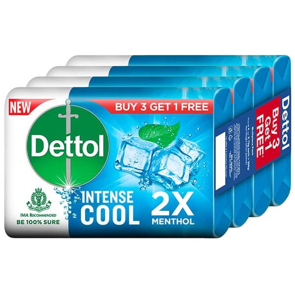 Dettol Cool Soap (Buy 3 Get 1 Free) 4 x 75 g