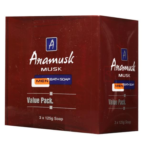 Aramusk For Men Bath Soap 3*125 gm