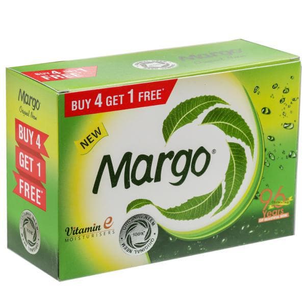 Margo Original Neem Soap (Buy 4 Get 1 Free) 5 x 100 g