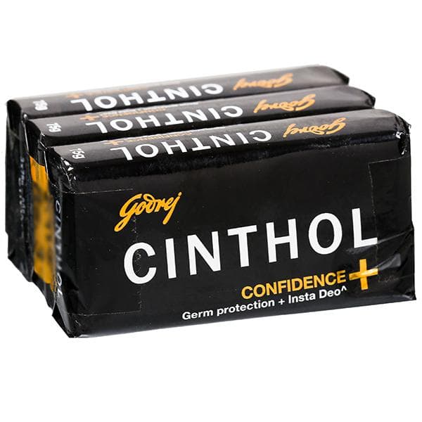 Cinthol Confidence+ Insta Deo Soap 3 x 75 g