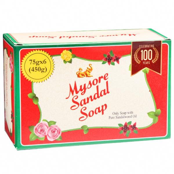 Mysore Sandal Soap 6 x 75 g
