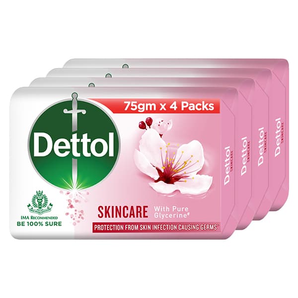 Dettol Skincare Soap 4 x 75 g