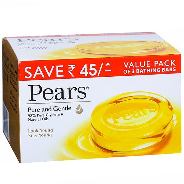 Pears Pure & Gentle Soap (Save Rs 45/-) 3 x 125 g