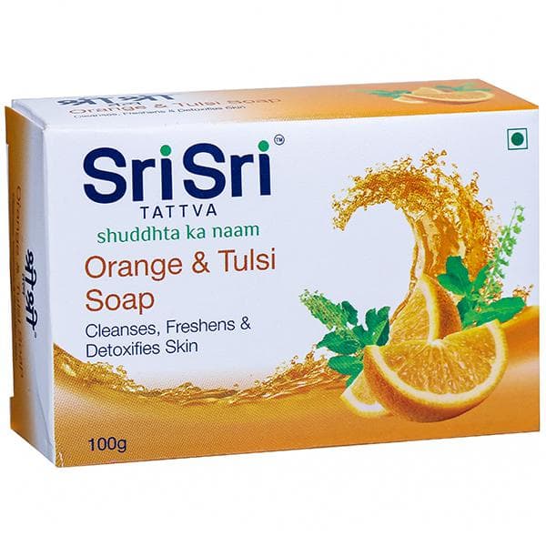 Sri Sri Tattva Orange & Tulsi Soap 100 g