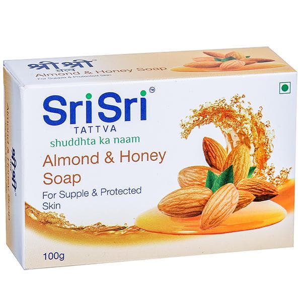Sri Sri Tattva Almond & Honey Soap 100 g