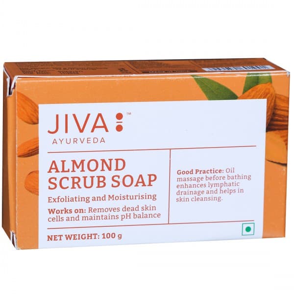 Jiva Ayurveda Almond Scrub Soap 100 g