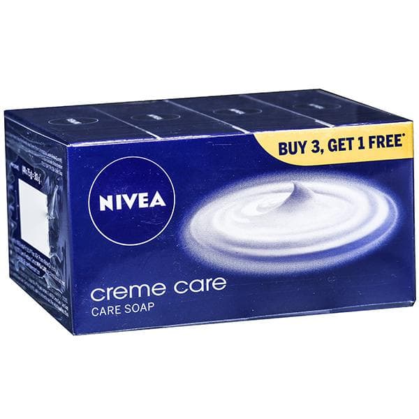Nivea Creme Care Soap (Buy 3 Get 1 Free) 4 x 75 g