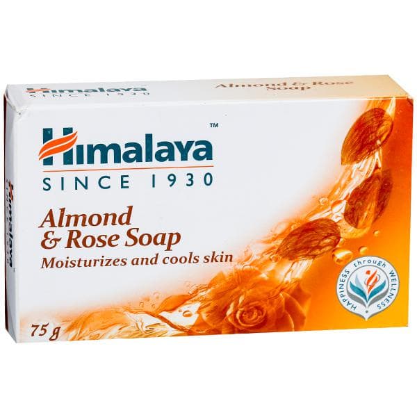 Himalaya Moisturizes and Cools Skin Almond & Rose Soap 75 g