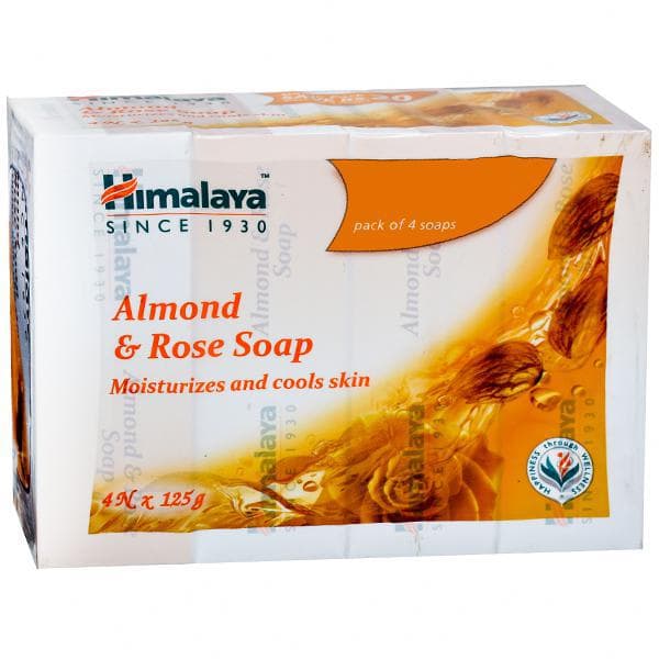 Himalaya Almond & Rose Soap 4 x 125 g