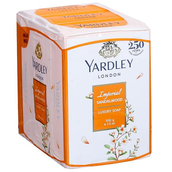 Yardley London Imperial Sandalwood Luxury Soap (Save Rs 12) 3 x 100 g