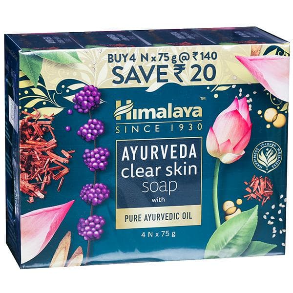 Himalaya Ayurveda Clear Skin Soap (Save Rs 20) 4 x 75 g