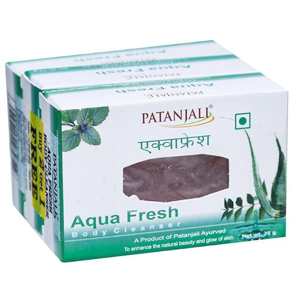Patanjali Aqua Fresh Body Cleanser (Buy 2 Get 1 Free) 3 x 75 g