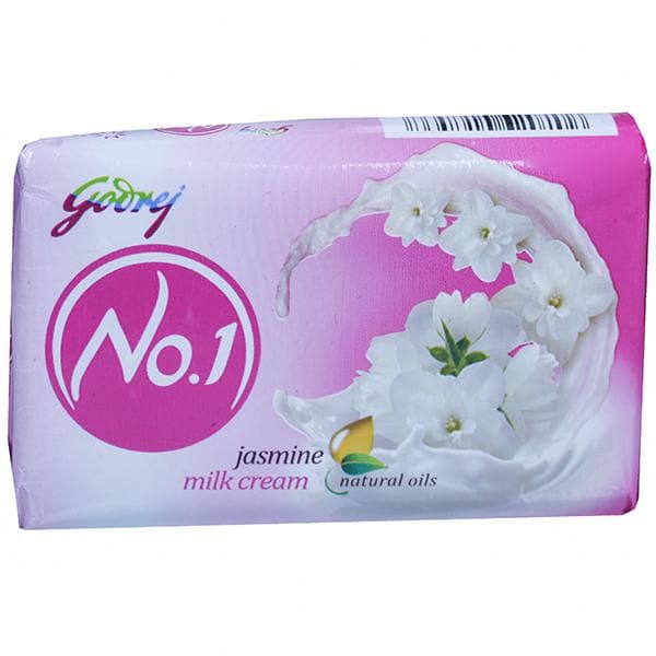 Godrej No.1 Jasmine And Milk Cream Soap 63 g