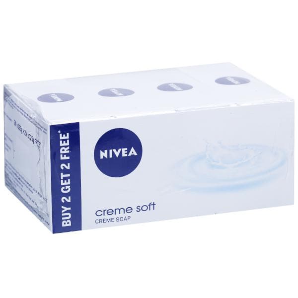 Nivea Creme Soft Soap (Buy 2 Get 2 Free) 4 x 125 g