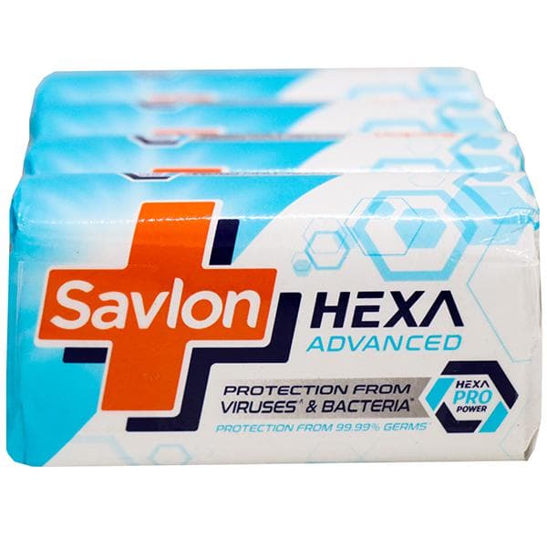 Savlon Hexa Advanced Bathing Bar (Buy 3 Get 1 Free) 4 x 75 g