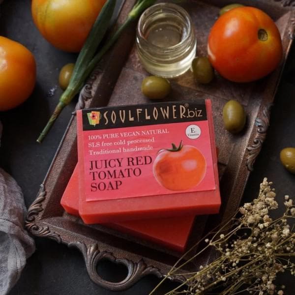 Soulflower.biz Juicy Red Tomato Soap 150 g