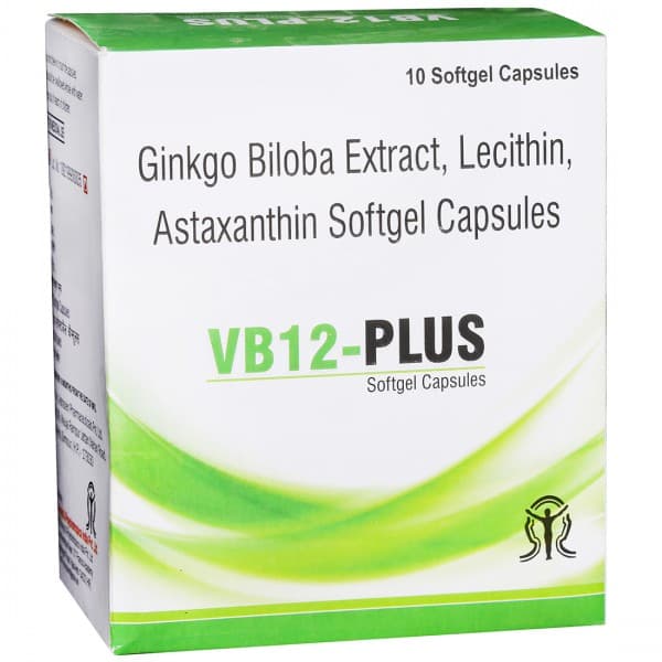 VB12 Plus 10 Softgel Capsules