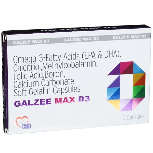 Galzee Max D3 Soft Gelatin Capsule (10 Cap)