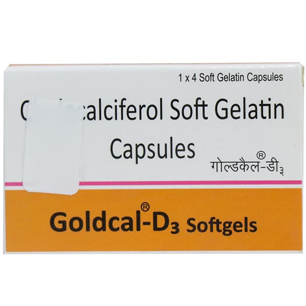 Goldcal D3 Softgel Capsule (4 Cap)