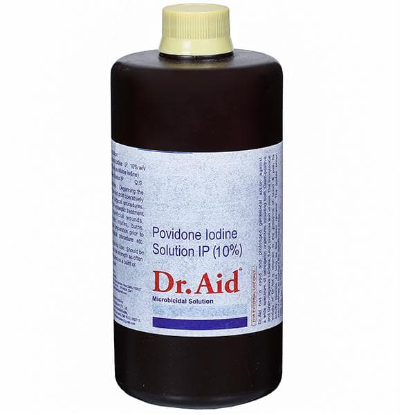 Dr. Aid Povidone Iodine 10% Solution 500 ml