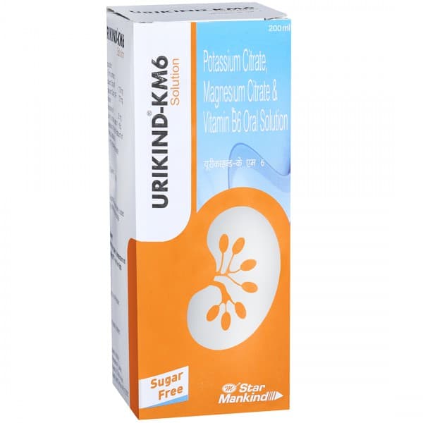Urikind KM6 (Sugar Free) Solution 200 ml