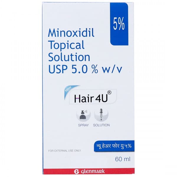 Hair 4U (New) 5% Spray/Solution 60 ml