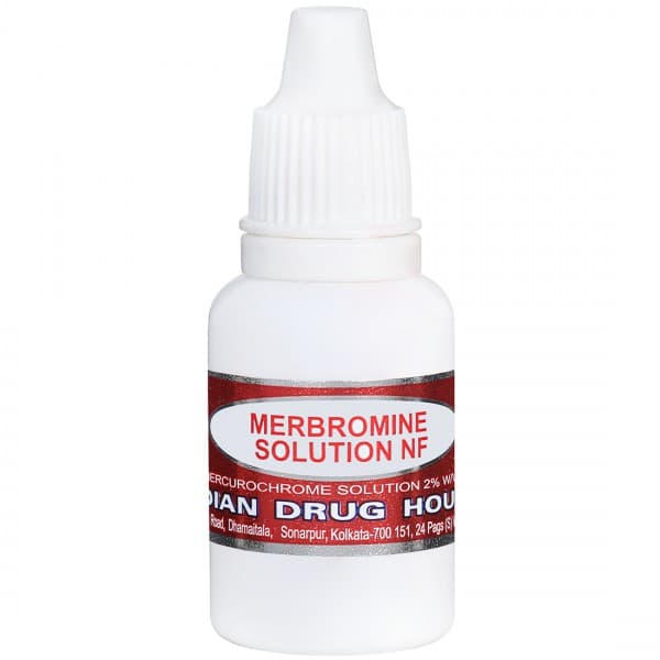 Merbromine (Indian Drug House) 2% W/V Solution 15 ml